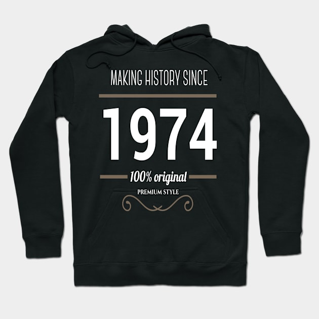 Father (2) Making History since 1974 Hoodie by NguyenNgoc